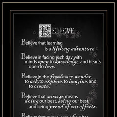 Believe 2 Black Framed Print Wall Art - Homeroots