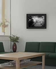 Beauty Grayscale 1 Black Framed Print Wall Art - Homeroots