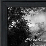 Beauty Grayscale 1 Black Framed Print Wall Art - Homeroots - Flyclothing LLC