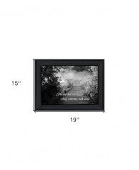 Beauty Grayscale 1 Black Framed Print Wall Art - Homeroots