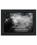 Beauty Grayscale 1 Black Framed Print Wall Art - Homeroots
