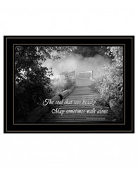 Beauty Grayscale 2 Black Framed Print Wall Art - Homeroots