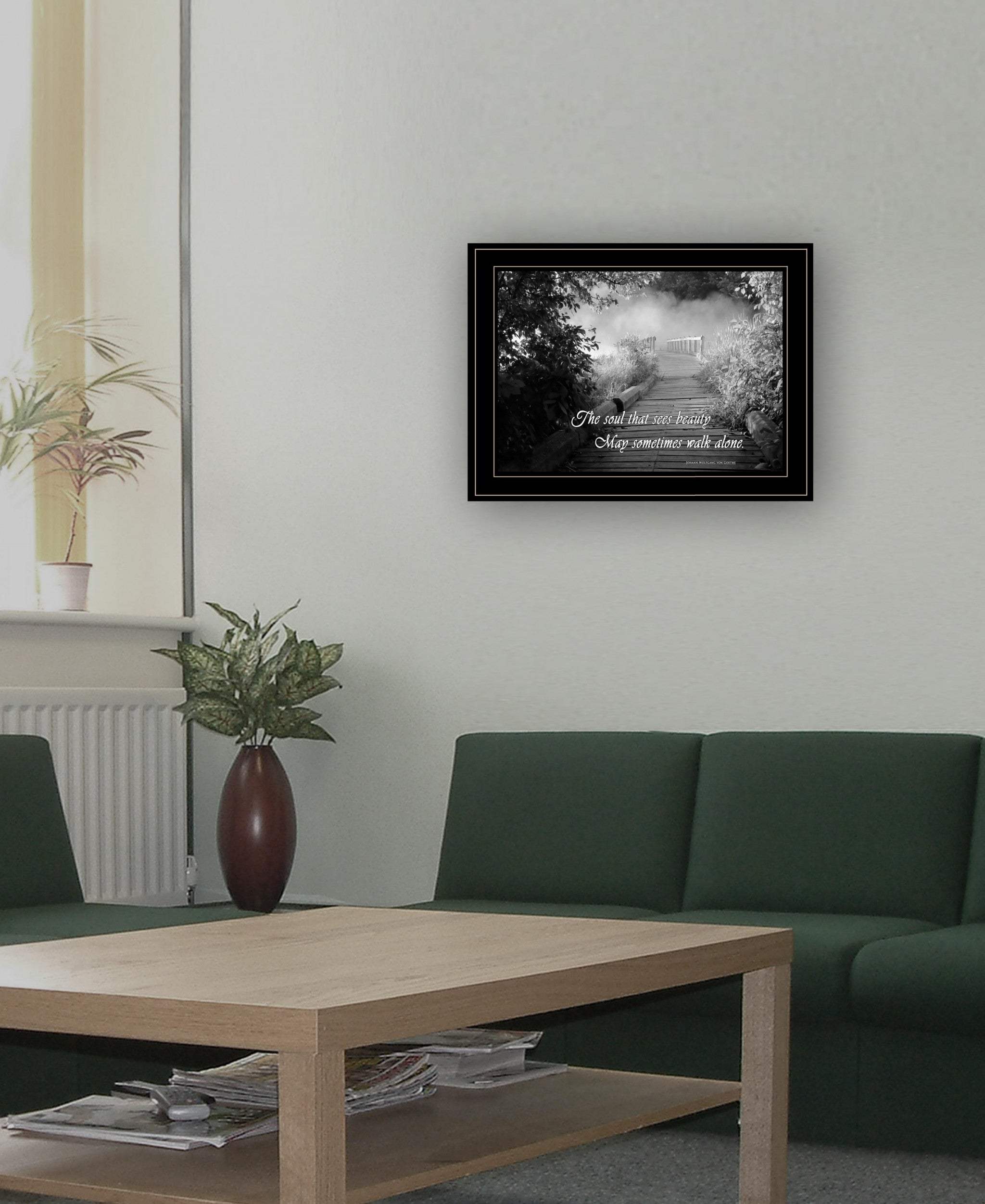 Beauty Grayscale 2 Black Framed Print Wall Art - Homeroots - Flyclothing LLC