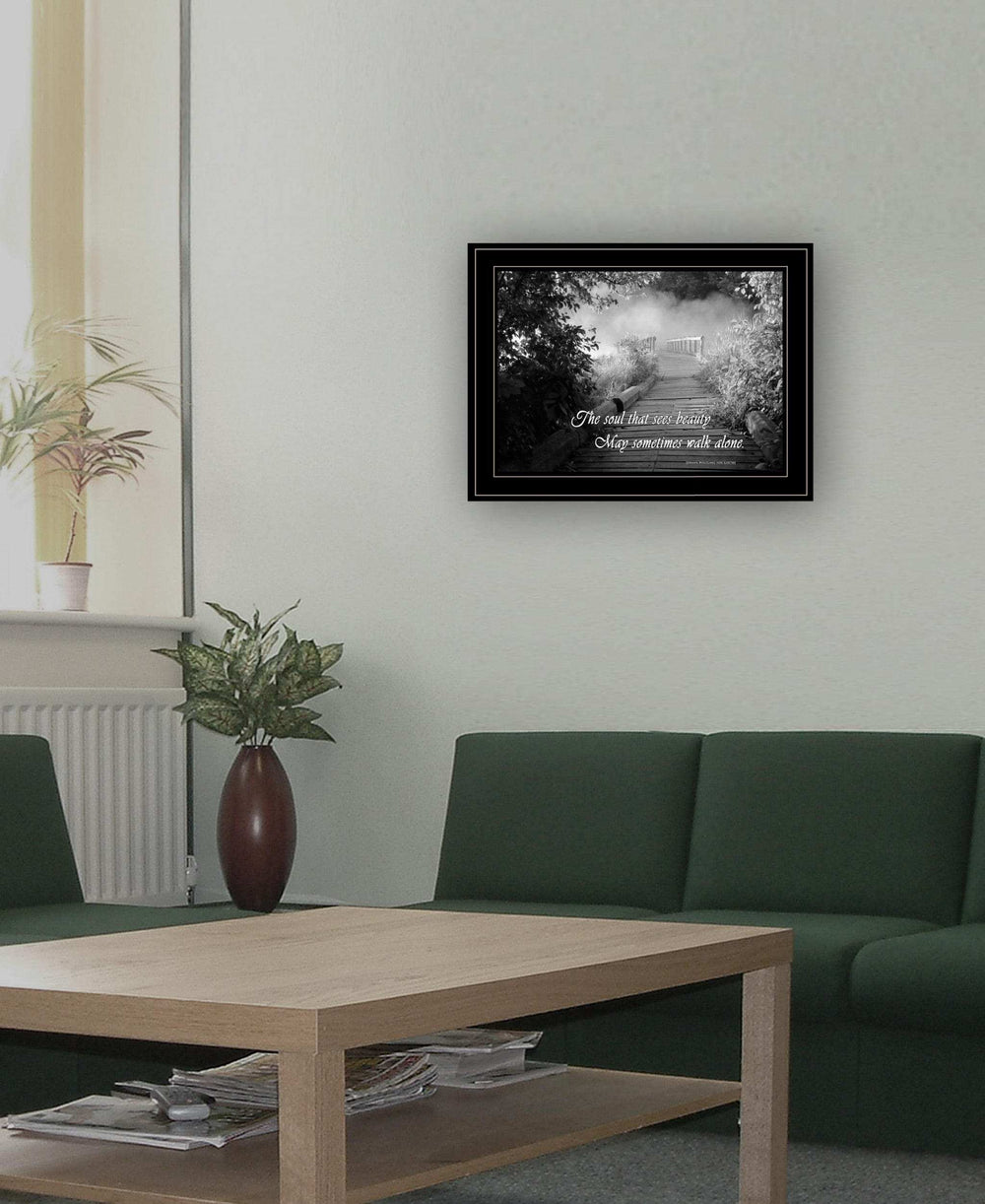 Beauty Grayscale 2 Black Framed Print Wall Art - Homeroots - Flyclothing LLC