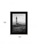 Perseverance Grayscale 2 Black Framed Print Wall Art - Homeroots