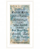 Paris Bath 1 White Framed Print Bathroom Wall Art - Homeroots - Flyclothing LLC