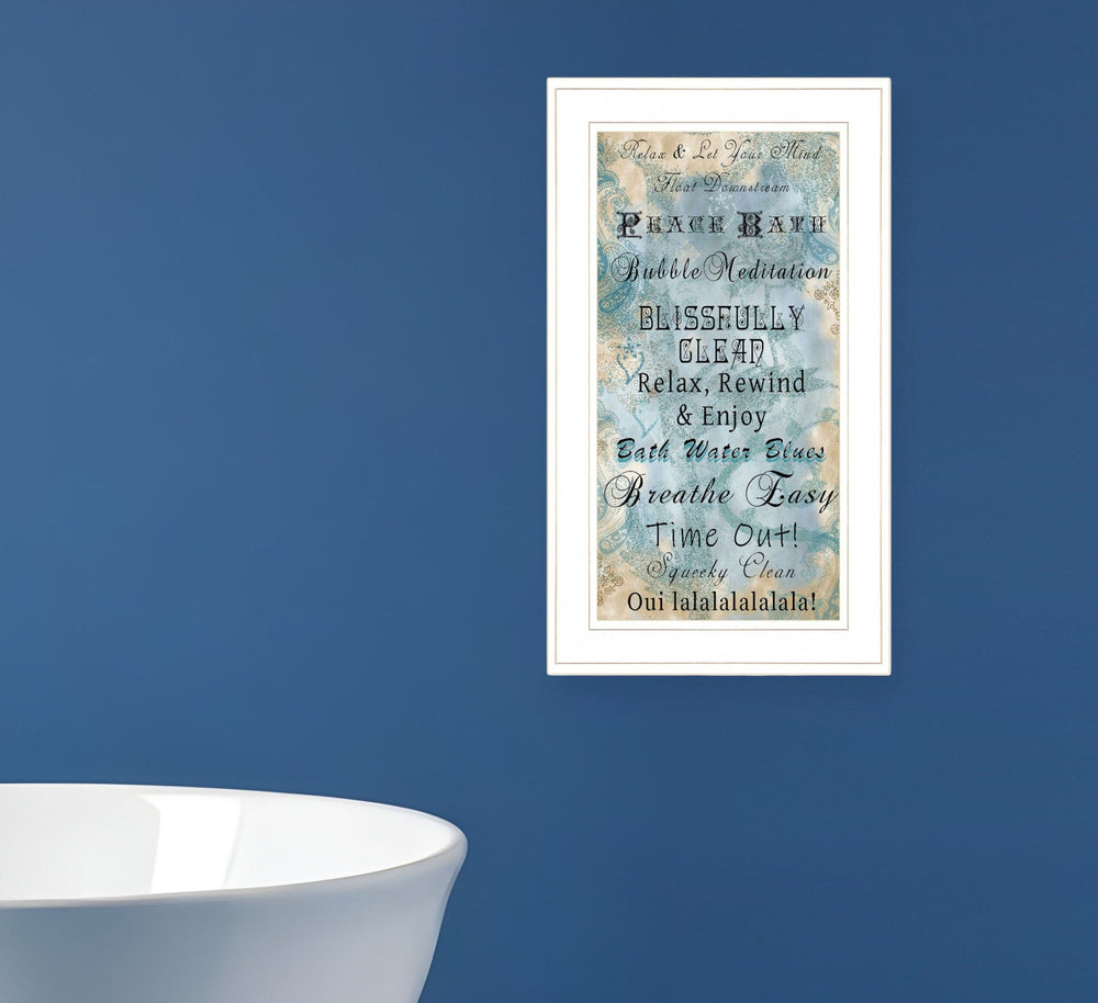 Paris Bath 1 White Framed Print Bathroom Wall Art - Homeroots