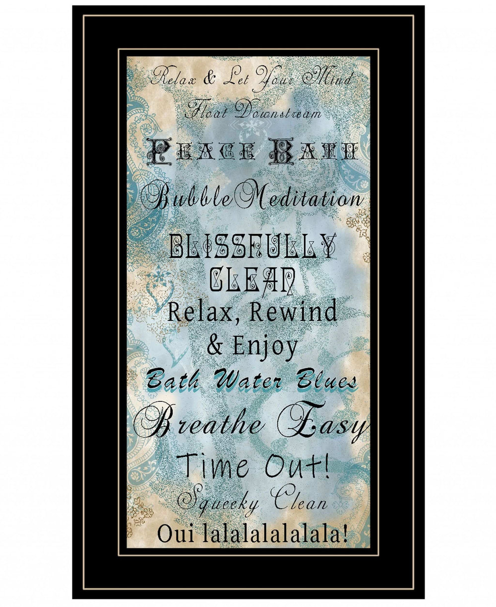 Paris Bath 2 Black Framed Print Bathroom Wall Art - Homeroots - Flyclothing LLC