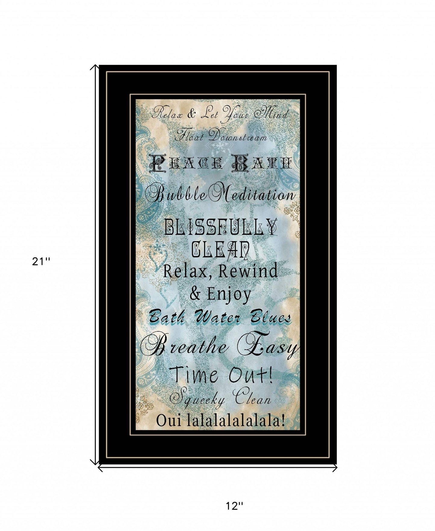 Paris Bath 2 Black Framed Print Bathroom Wall Art - Homeroots - Flyclothing LLC
