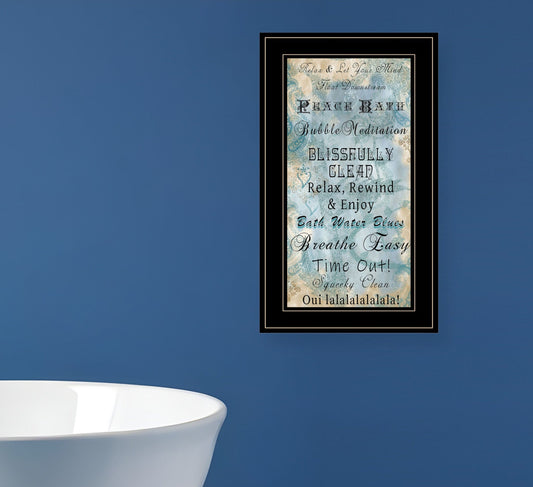 Paris Bath 2 Black Framed Print Bathroom Wall Art - Homeroots