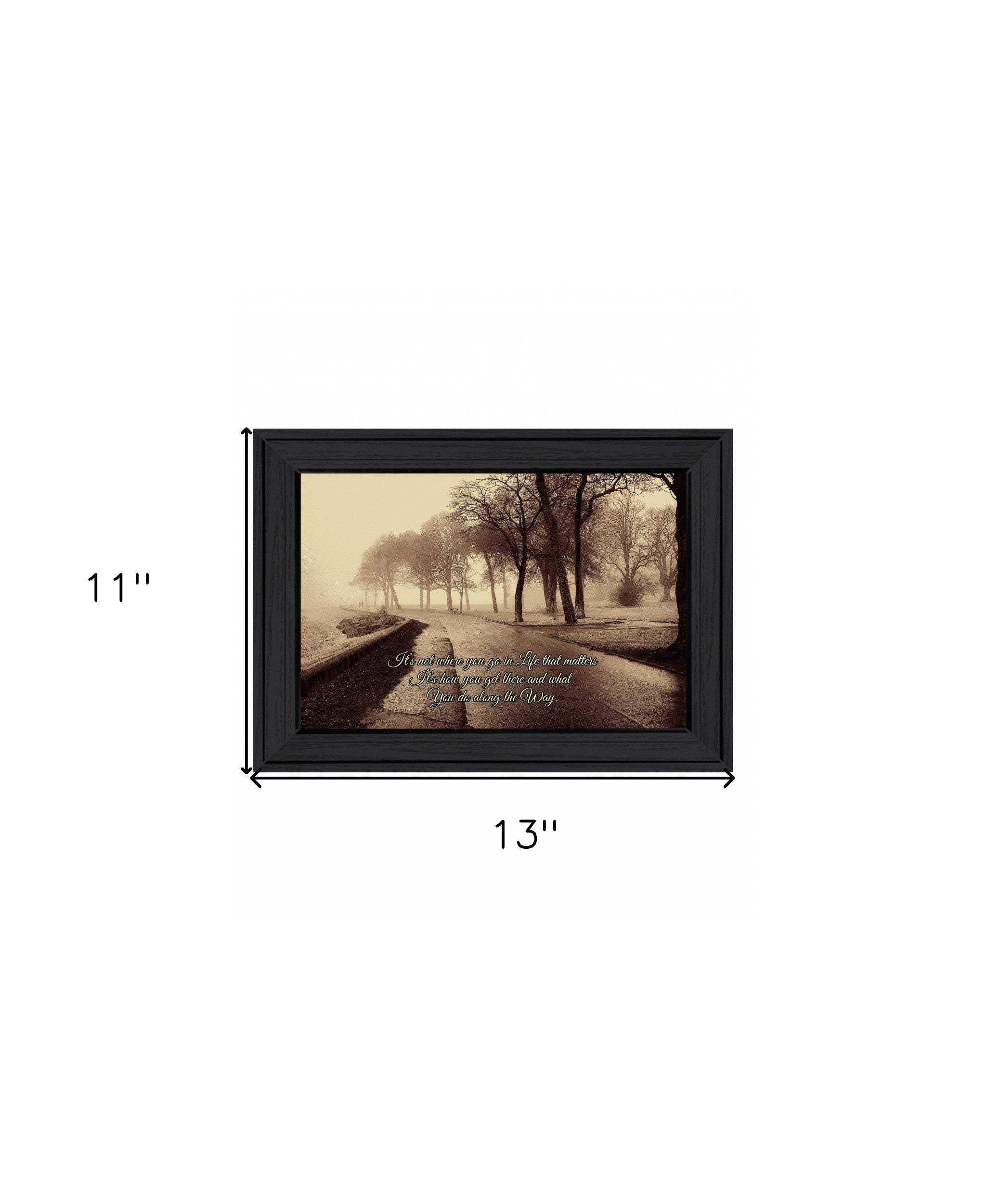 What Really Matters Black Framed Print Wall Art - Homeroots - Flyclothing LLC