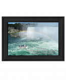 Into the Mist Black Picture Frame Print Wall Art - Homeroots