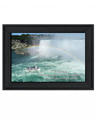 Into the Mist Black Picture Frame Print Wall Art - Homeroots