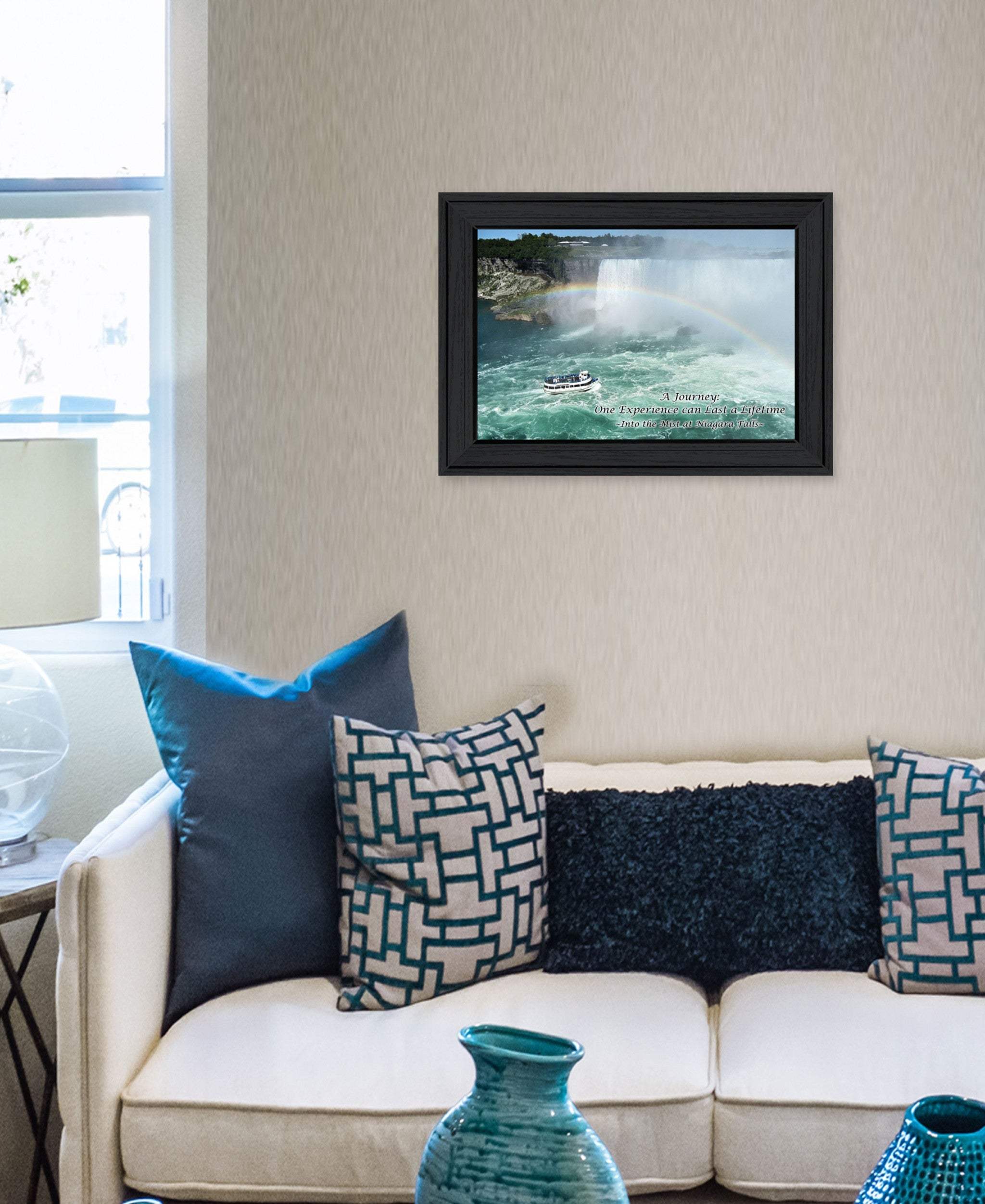 Into the Mist Black Picture Frame Print Wall Art - Homeroots - Flyclothing LLC