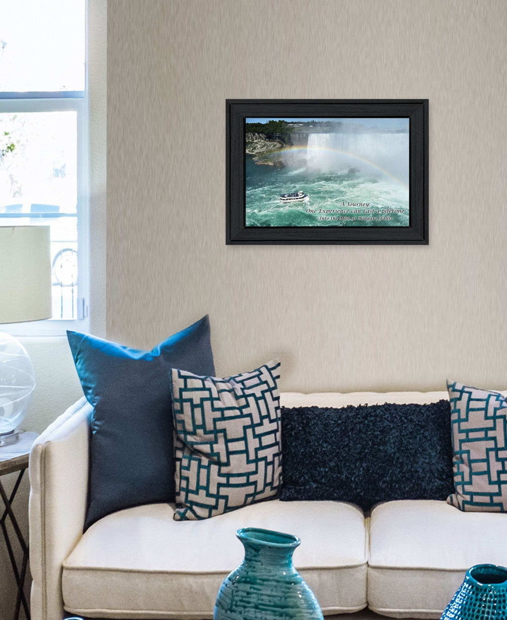 Into the Mist Black Picture Frame Print Wall Art - Homeroots - Flyclothing LLC