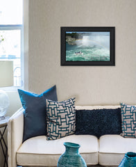 Into the Mist Black Picture Frame Print Wall Art - Homeroots