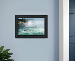 Into the Mist Black Picture Frame Print Wall Art - Homeroots