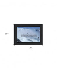 Niagara Falls Black Framed Print Wall Art - Homeroots