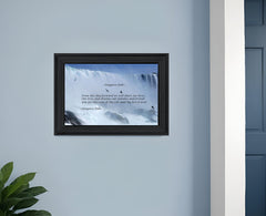 Niagara Falls Black Framed Print Wall Art - Homeroots