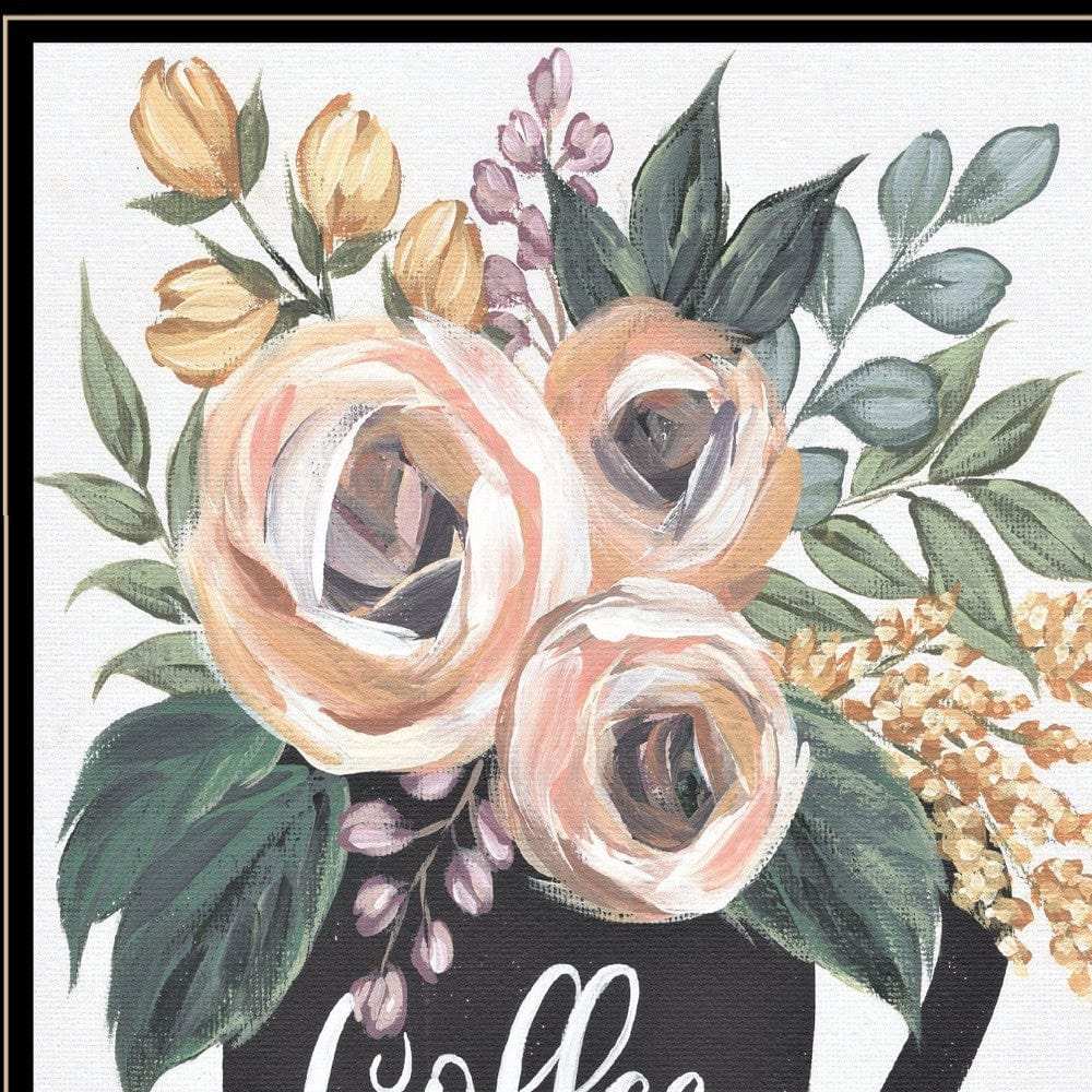 Coffee Break 2 Black Framed Print Kitchen Wall Art - Homeroots - Flyclothing LLC