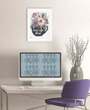 More Coffee Please 1 White Framed Print Kitchen Wall Art - Homeroots - Flyclothing LLC