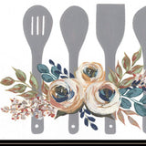 Fall Floral Baking Utensils 2 Black Framed Print Kitchen Wall Art - Homeroots - Flyclothing LLC