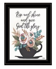 Rise and Shine 6 Black Framed Print Wall Art - Homeroots