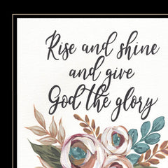 Rise and Shine 6 Black Framed Print Wall Art - Homeroots