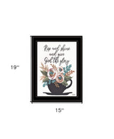 Rise and Shine 6 Black Framed Print Wall Art - Homeroots - Flyclothing LLC