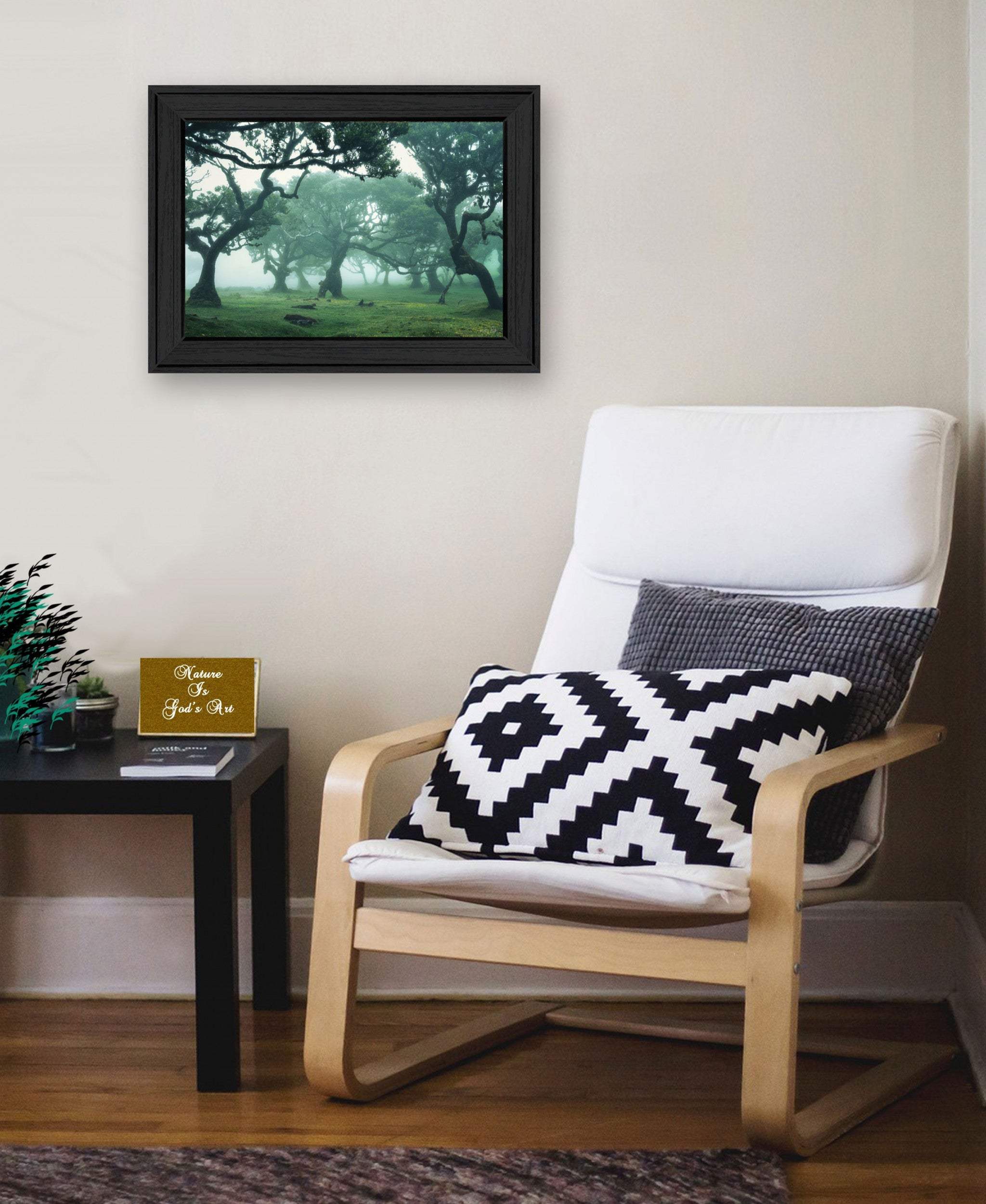 Enchanted Forest II 3 Black Framed Print Wall Art - Homeroots - Flyclothing LLC