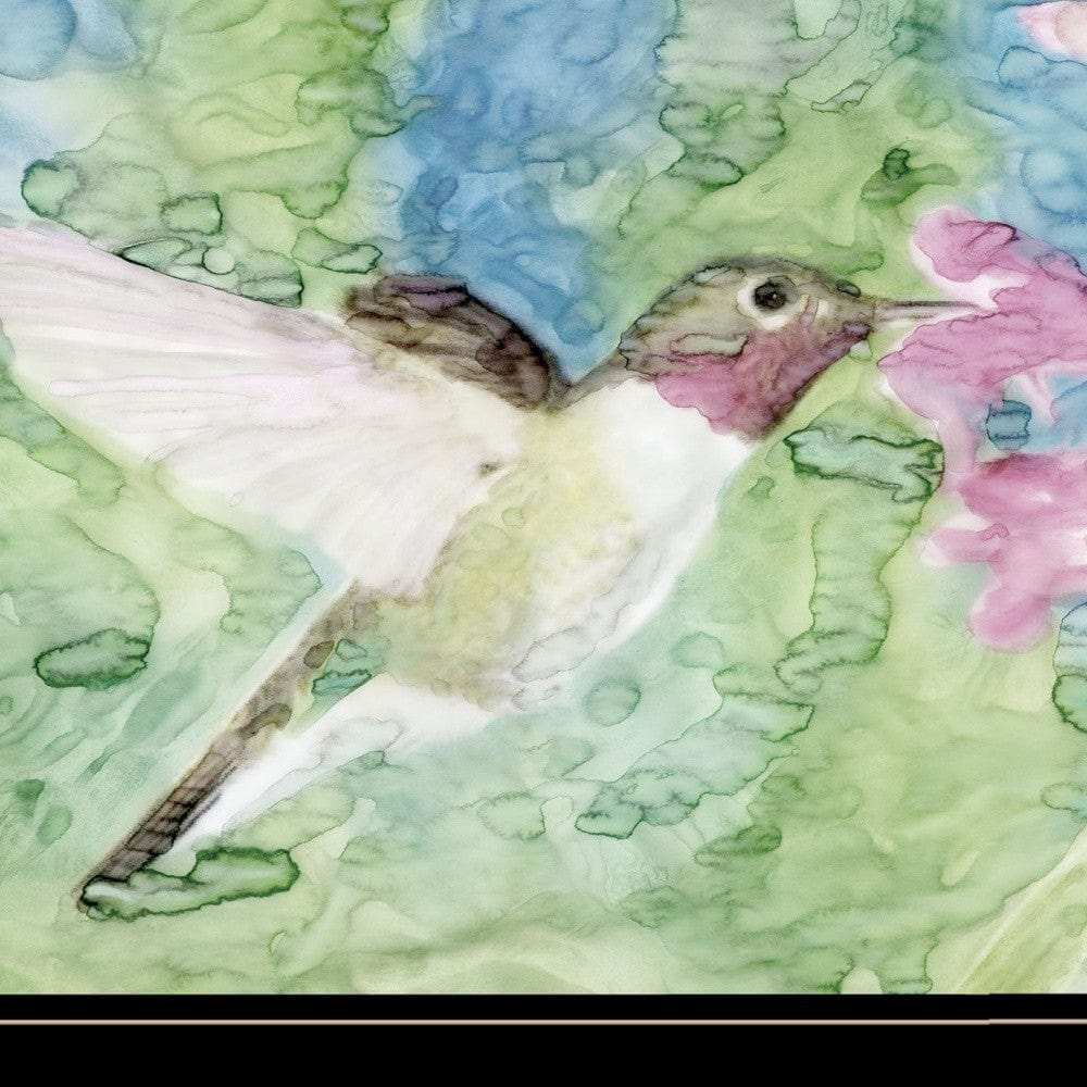 Hummingbird 1 Black Framed Print Wall Art - Homeroots - Flyclothing LLC