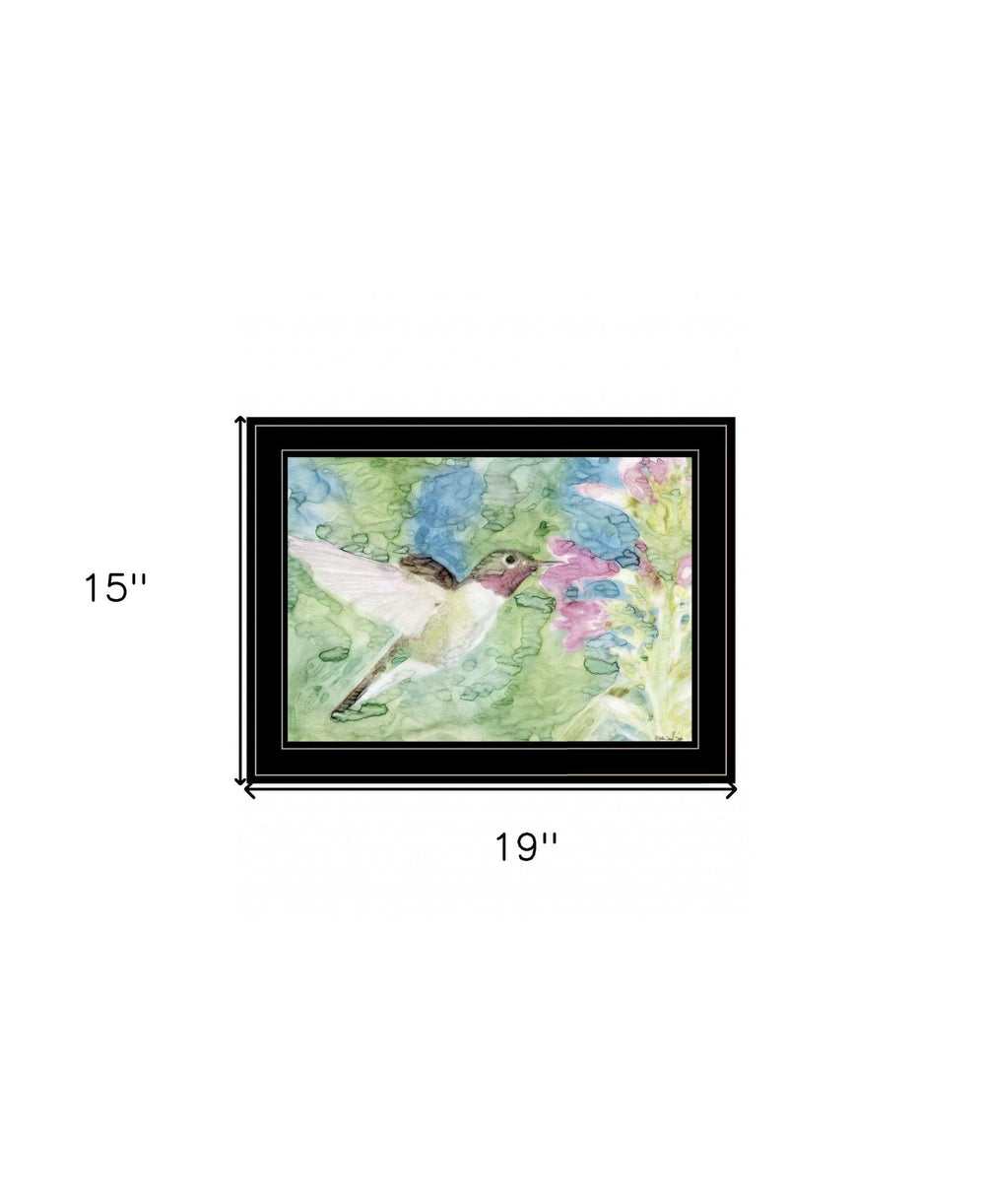 Hummingbird 1 Black Framed Print Wall Art - Homeroots - Flyclothing LLC