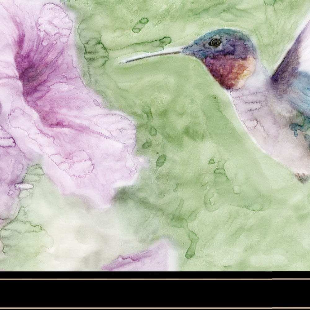 Humming Bird 2 Black Framed Print Wall Art - Homeroots - Flyclothing LLC