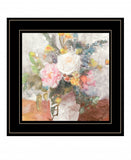 Table Bouquet 2 Black Framed Print Wall Art - Homeroots