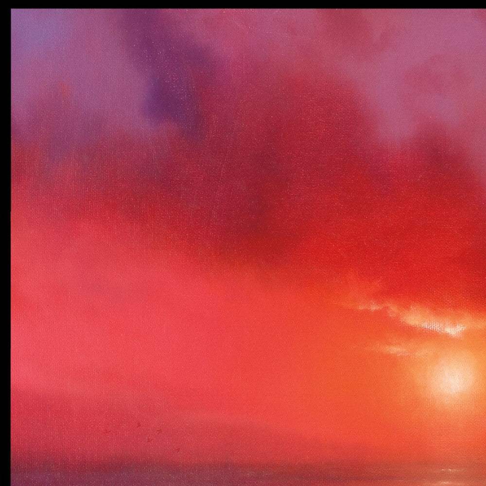 Sunset In Red 3 Black Framed Print Wall Art - Homeroots - Flyclothing LLC