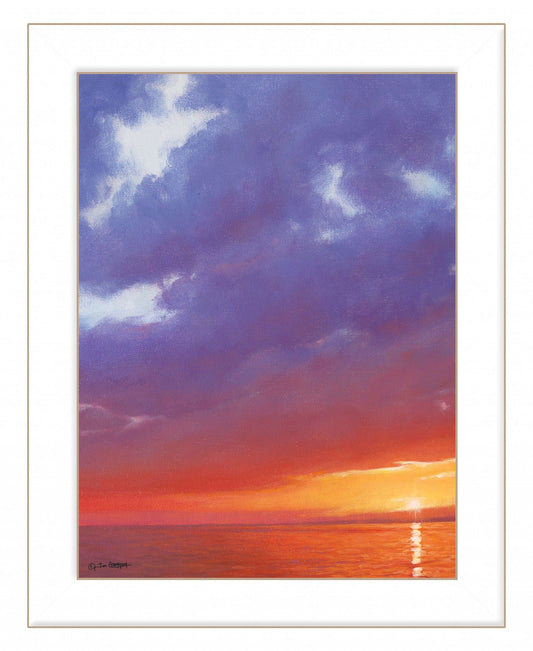 Certain Glow 1 White Framed Print Wall Art - Homeroots