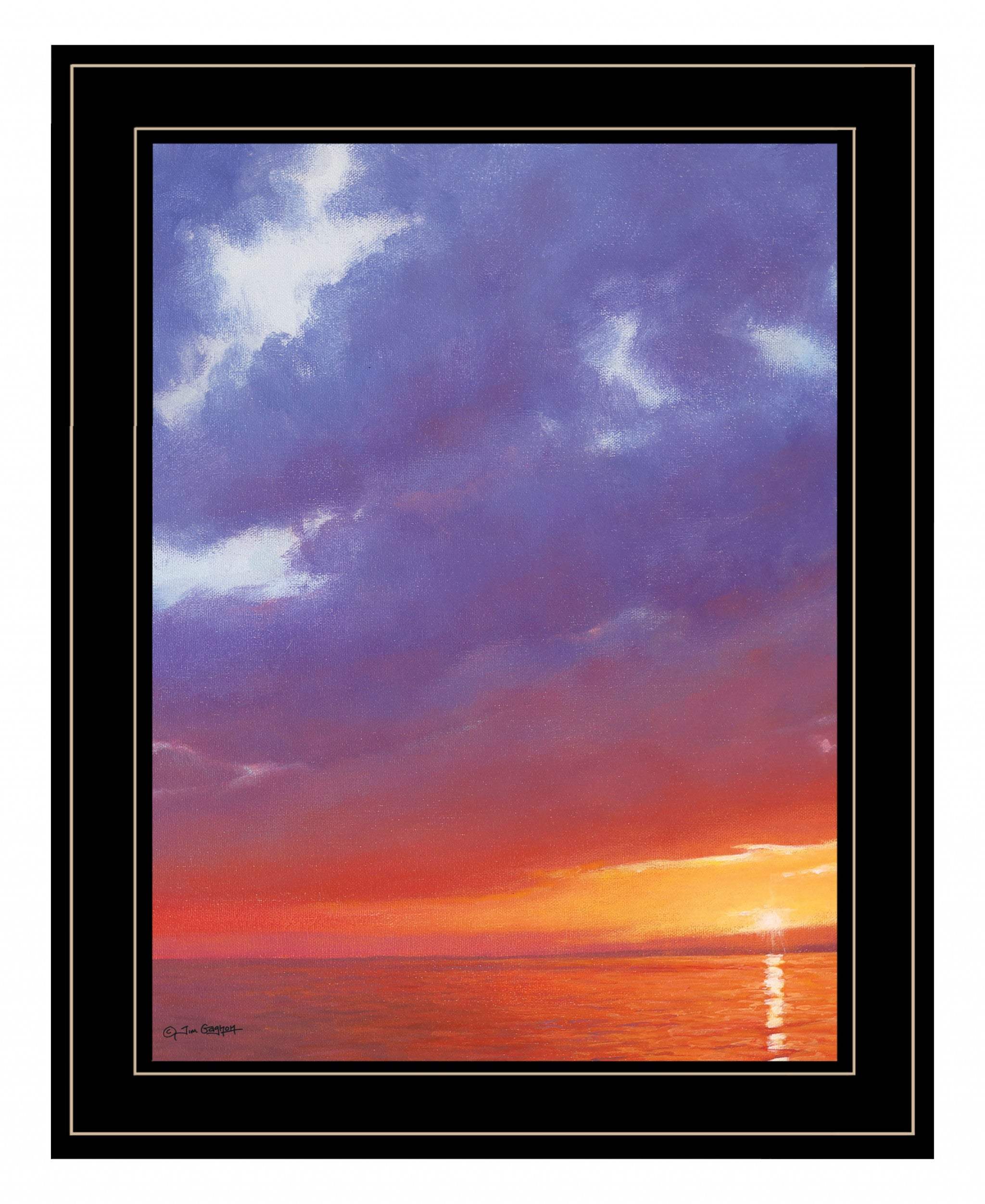 Certain Glow 3 Black Framed Print Wall Art - Homeroots - Flyclothing LLC