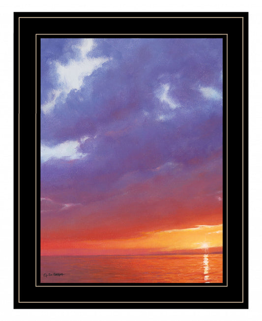 Certain Glow 3 Black Framed Print Wall Art