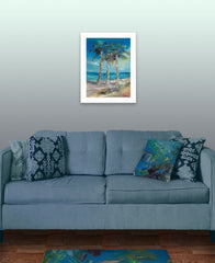 Threes Company 2 White Framed Print Wall Art - Homeroots