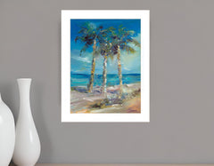 Threes Company 2 White Framed Print Wall Art - Homeroots