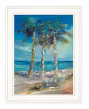 Threes Company 3 White Framed Print Wall Art - Homeroots