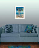 Threes Company 3 White Framed Print Wall Art - Homeroots - Flyclothing LLC