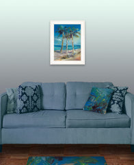 Threes Company 3 White Framed Print Wall Art - Homeroots