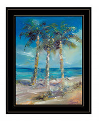 Threes Company 4 Black Framed Print Wall Art - Homeroots