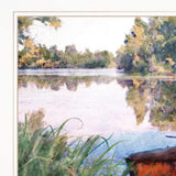 Set Of Two Serene Water 1 White Framed Print Wall Art - Homeroots - Flyclothing LLC