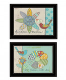 Set Of Two Kindness 2 Black Framed Print Wall Art - Homeroots