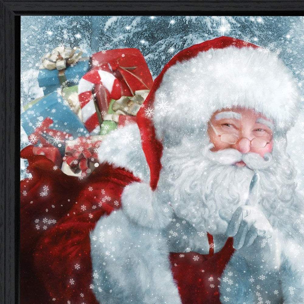 Set Of Two Santas Blessings 2 Black Framed Print Wall Art - Homeroots - Flyclothing LLC