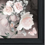 Set Of Two Noir Roses 2 Black Framed Print Wall Art - Homeroots - Flyclothing LLC