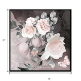 Set Of Two Noir Roses 3 Black Framed Print Wall Art - Homeroots - Flyclothing LLC