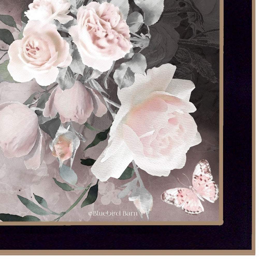 Set Of Two Noir Roses Black Framed Print Wall Art - Homeroots - Flyclothing LLC